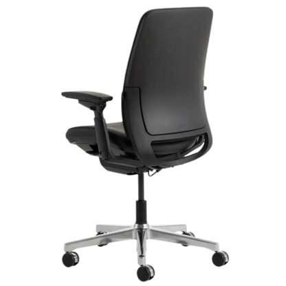 Steelcase Amia Ergonomic Office Chair (Black Leather)