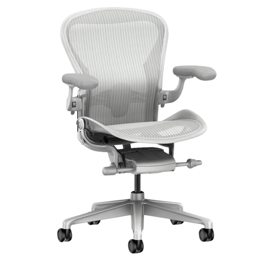 Herman Miller Aeron Remastered Mesh Office Chair - Size B (Mineral/Satin)