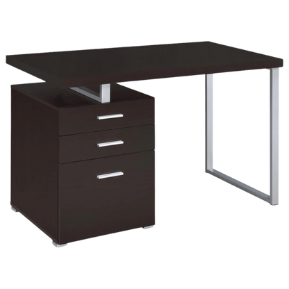 Brennan 47-inch 3-drawer Office Computer Desk Cappuccino