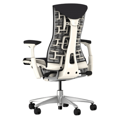 Herman Miller Embody Ergonomic Office Chair (White/Carbon Balance)