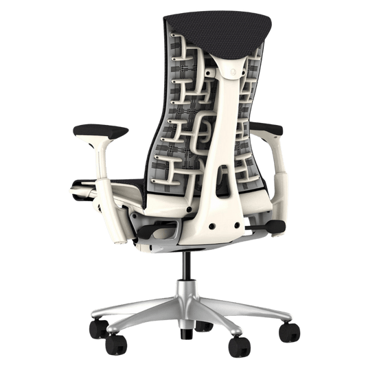 Herman Miller Embody Ergonomic Office Chair (White/Carbon Balance)