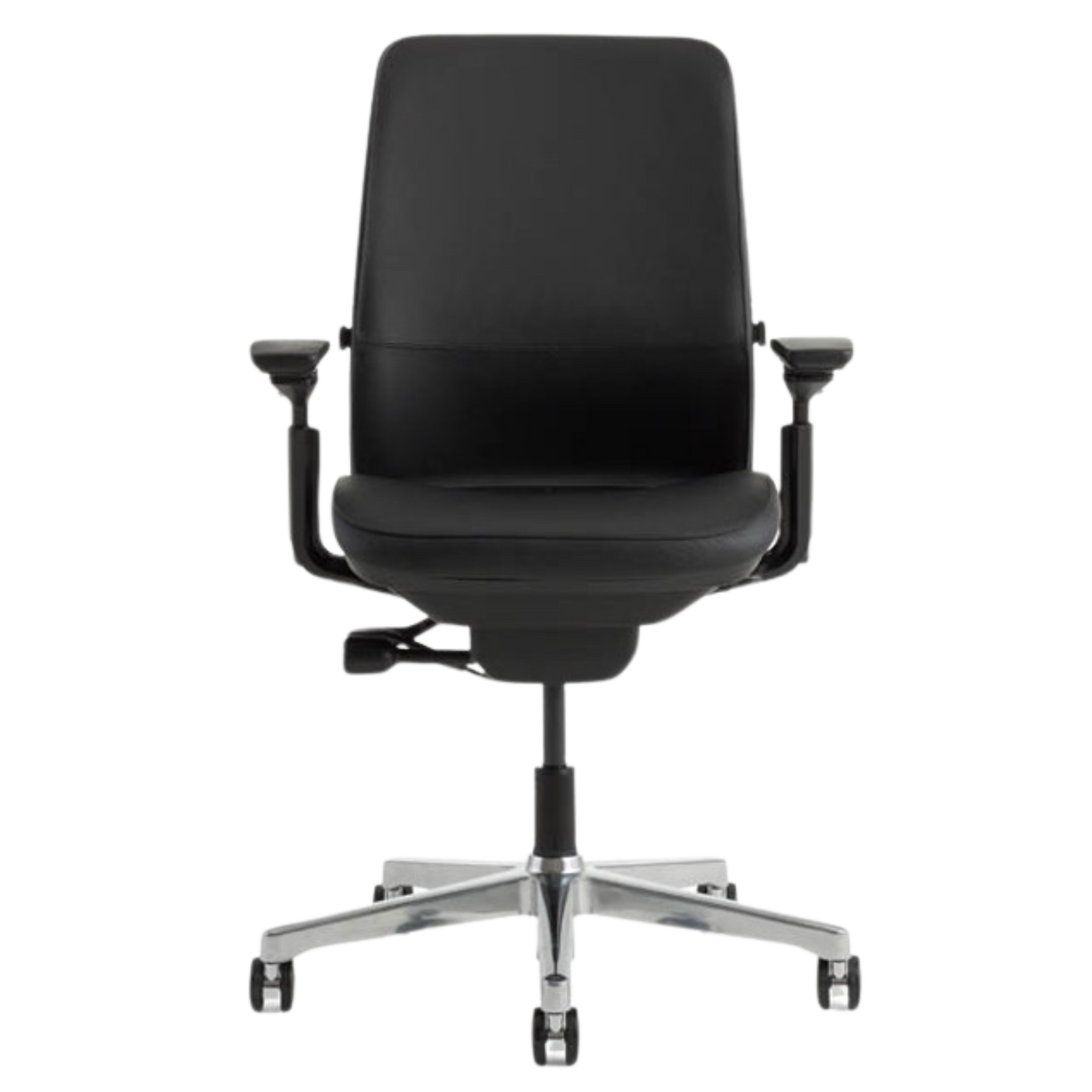 Steelcase Amia Ergonomic Office Chair (Black Leather)