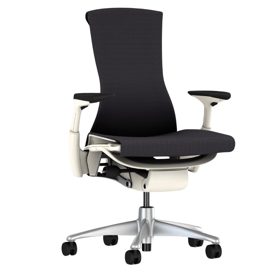 Herman Miller Embody Ergonomic Office Chair (White/Carbon Balance)