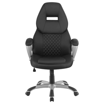 Bruce Upholstered Adjustable Home Office Desk Chair Black