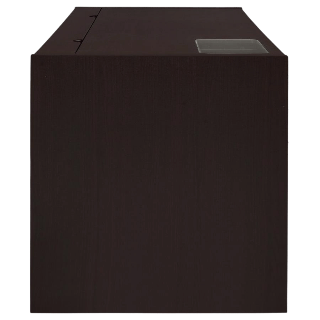 Halston 60-inch 3-drawer Office Computer Desk Cappuccino