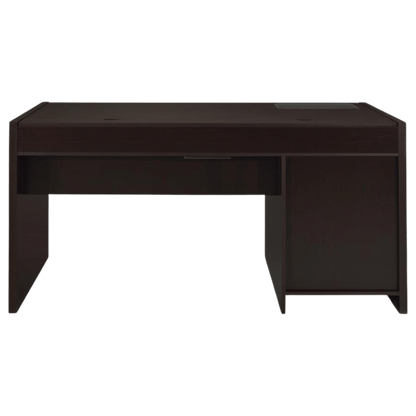 Halston 60-inch 3-drawer Office Computer Desk Cappuccino