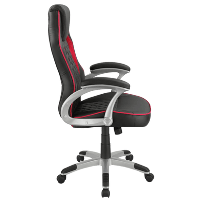 Lucas Upholstered Office Chair Black and Red