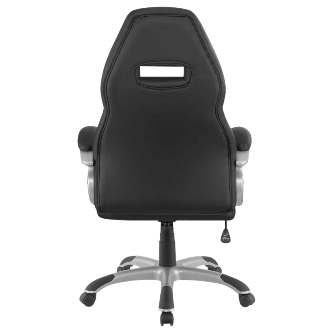 Bruce Upholstered Adjustable Home Office Desk Chair Black