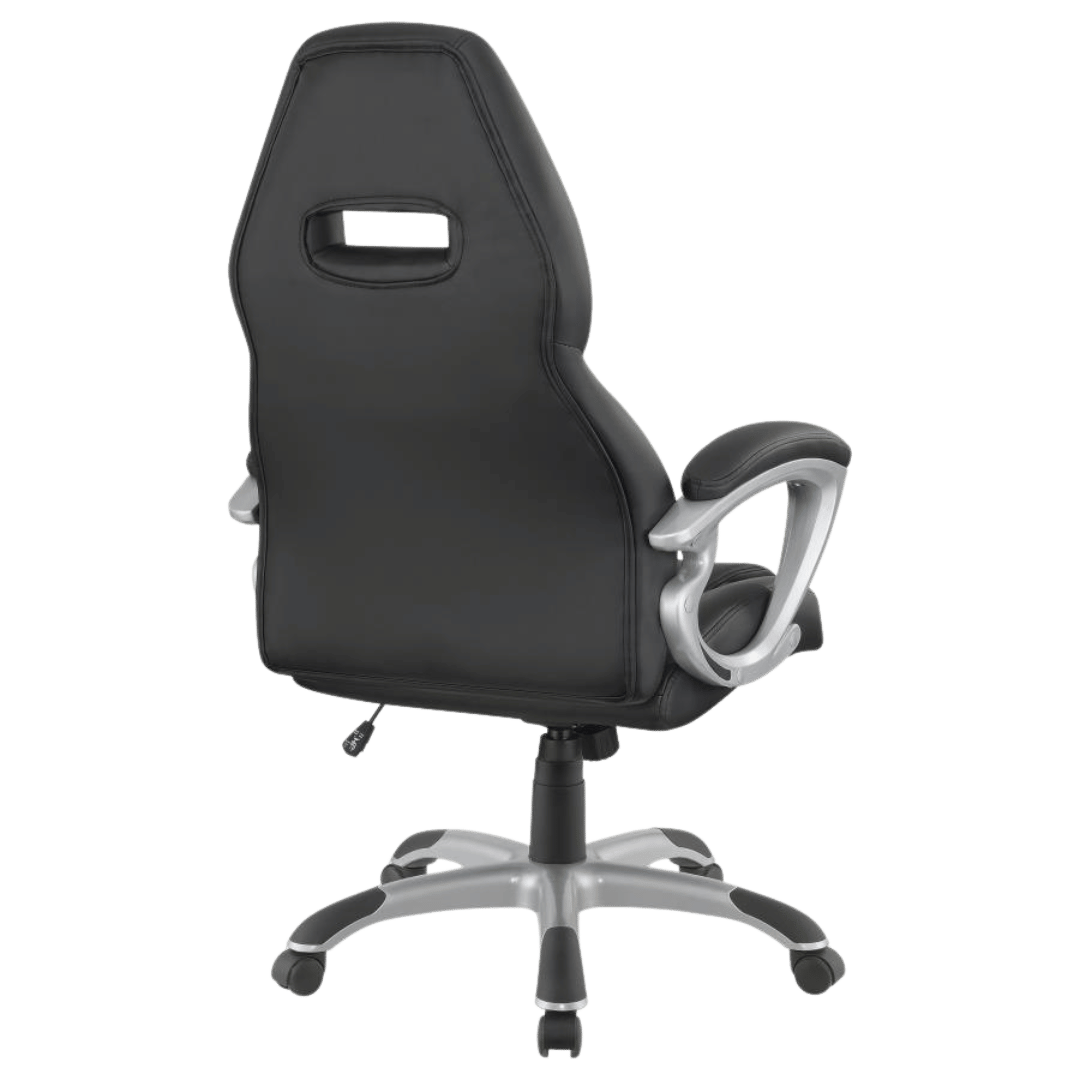 Bruce Upholstered Adjustable Home Office Desk Chair Black